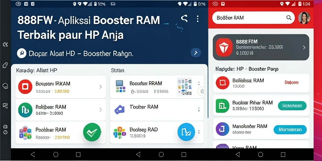 Antarmuka aplikasi 888FW yang sederhana dan efektif.