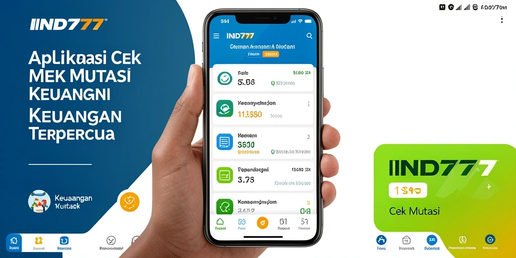 Tampilan antarmuka aplikasi Cek Mutasi IND777 yang intuitif dan ramah pengguna.