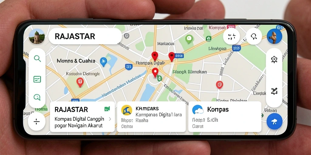 Tampilan antarmuka RAJASTAR yang ramah pengguna dan modern.