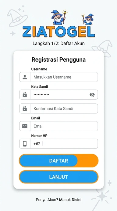 Panduan Pendaftaran Akun Baru Ziatogel untuk Android