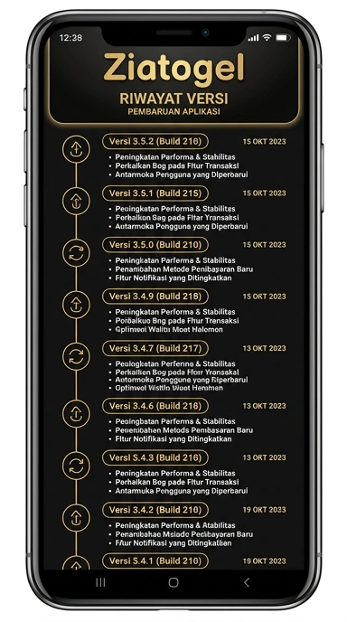 Riwayat Versi Terbaru ziatogel untuk Android